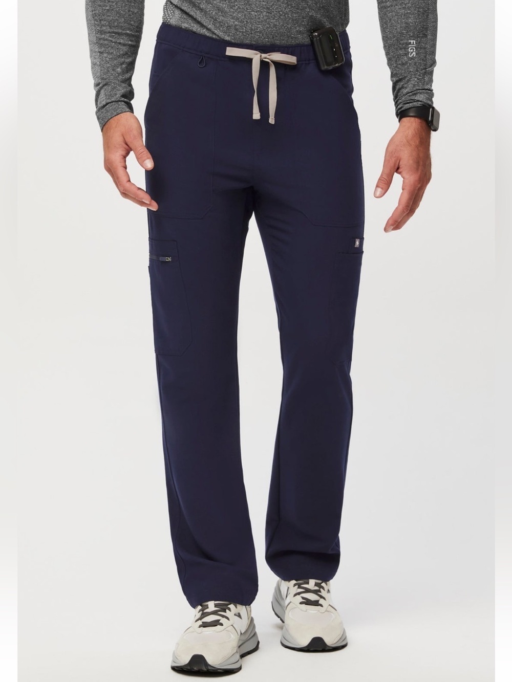Figs Mens Cairo Cargo Scrub Pants Straight Leg Small